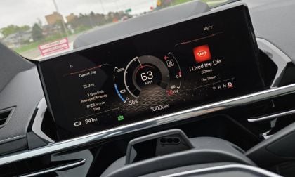My GMC Sierra EV's Touchscreen with Numbers